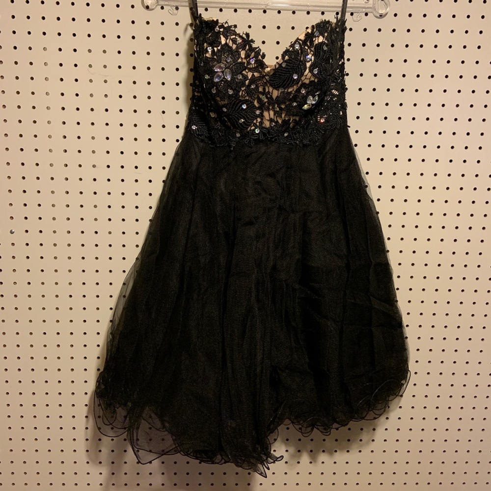 Strapless Alyce Black Dress